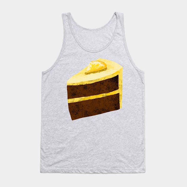 Lemon Chocolate Cake Tank Top by pastanaut